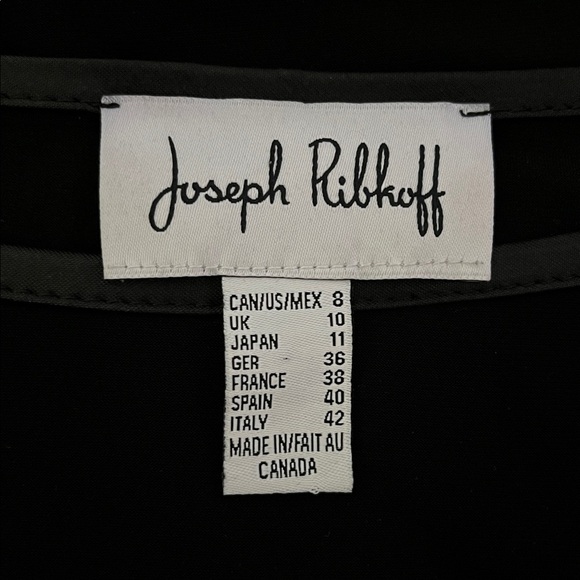 Joseph Ribkoff Top Style 184486 Poet Sleeves Black - Picture 11 of 11